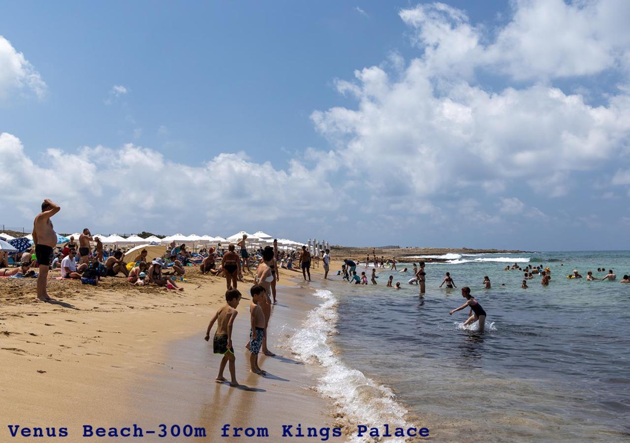 105 Kings Palace - Fabulous 2 Bed, 2 Bath, Large Patio With Garden - Sea Views Pafos Exterior foto