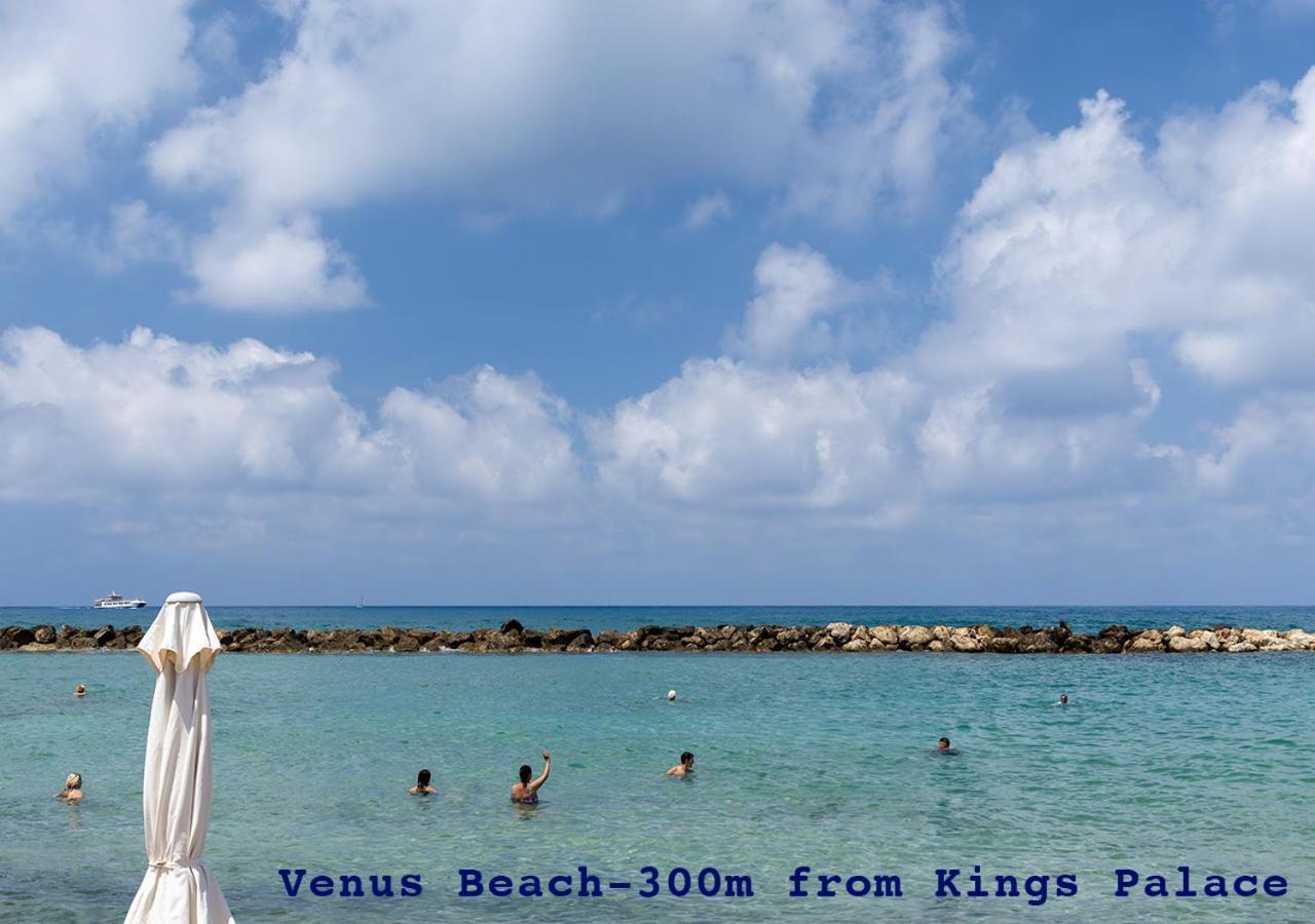 105 Kings Palace - Fabulous 2 Bed, 2 Bath, Large Patio With Garden - Sea Views Pafos Exterior foto